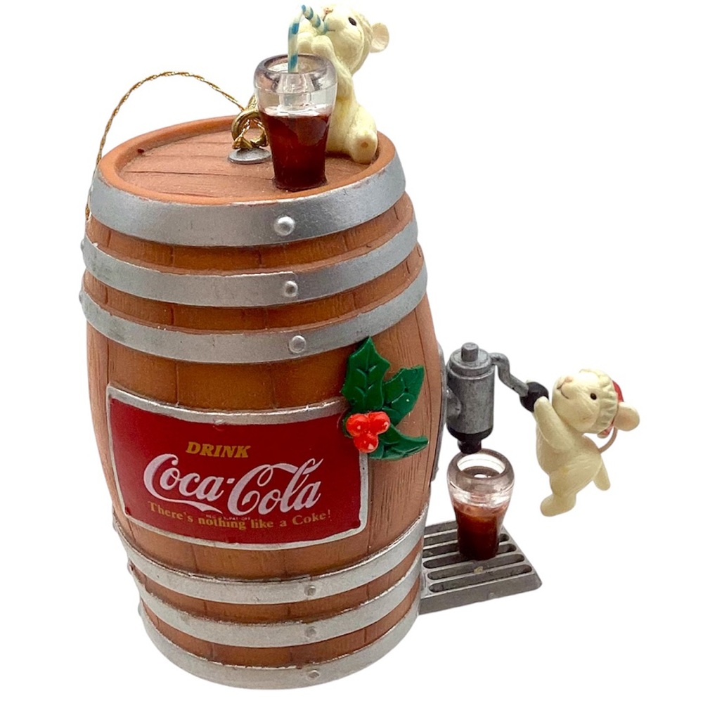 Enesco Coca-Cola 1992 “The Cold, Crisp Taste of Coke” Christmas Ornament